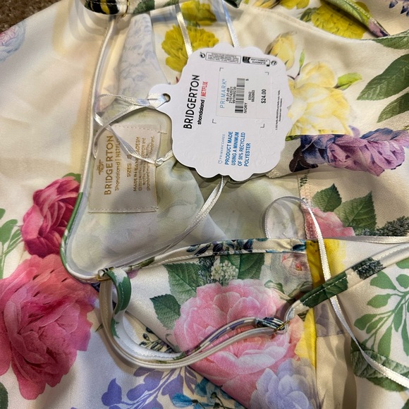 NWT Primark Bridgerton Floral Midi Dress S - Picture 2 of 2